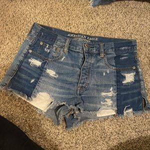 American Eagle Vintage Hi-Rise Festival Shorts